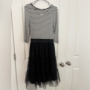 Unique dress with tulle